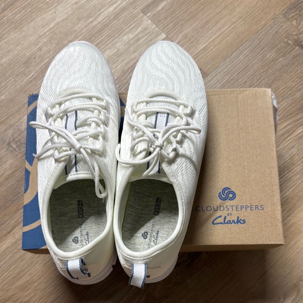 Cloudsteppers by Clarks White Sneakers